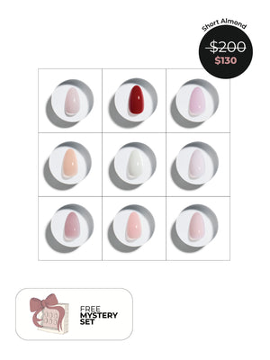 All 9 Shades of Short Almonds