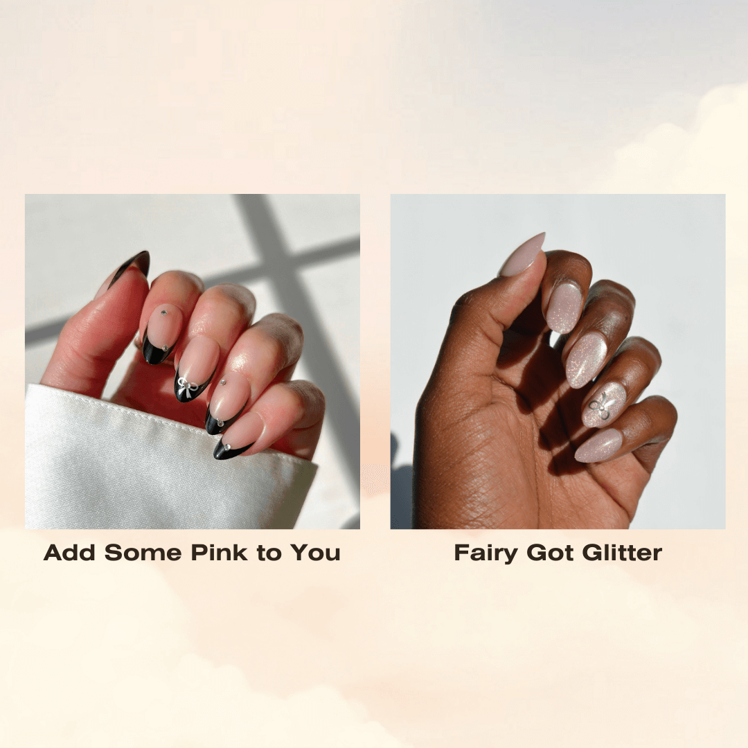 Coco Vibe Bow Nails