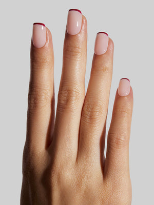 French Rouge (Short Squoval)