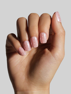 Angel Glaze Dot (Short Squoval)