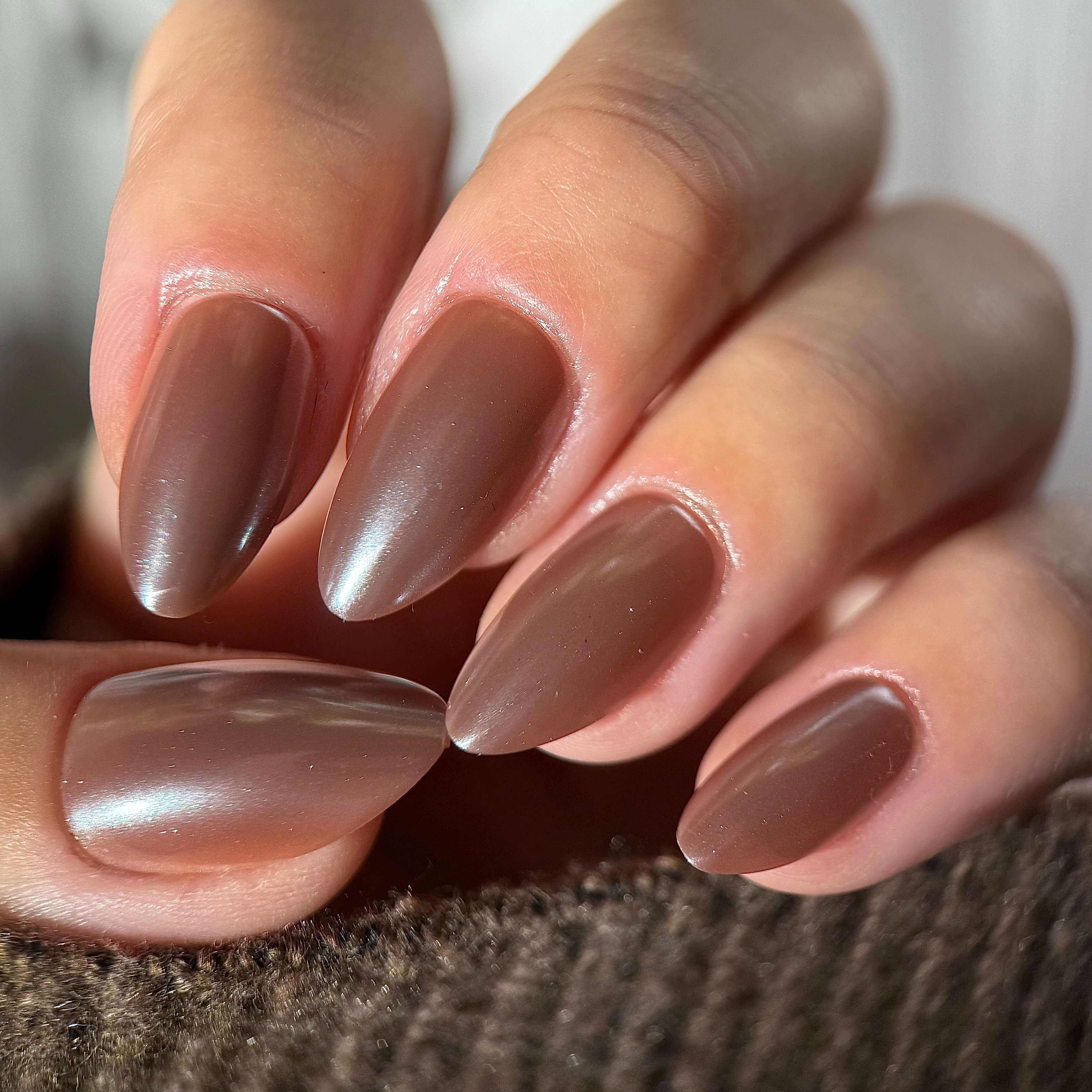 Chocolate Mosaic Textured Nails That Wow