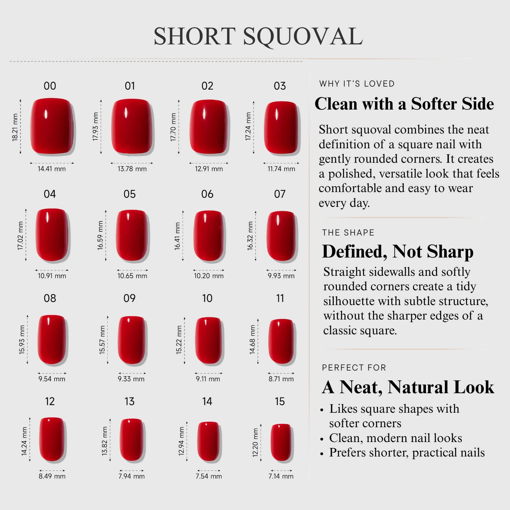 SIZE & SHAPE STYLES